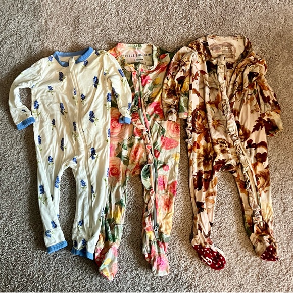 3-6 Month Bamboo Onesie Lot - Picture 1 of 9